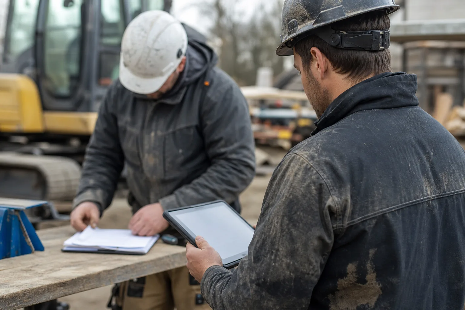 Werk op een Nederlandse bouwplaats. Beeld bij het artikel: Welke fouten maken bedrijven het vaakst bij het bijhouden van hun VCA-diploma's?