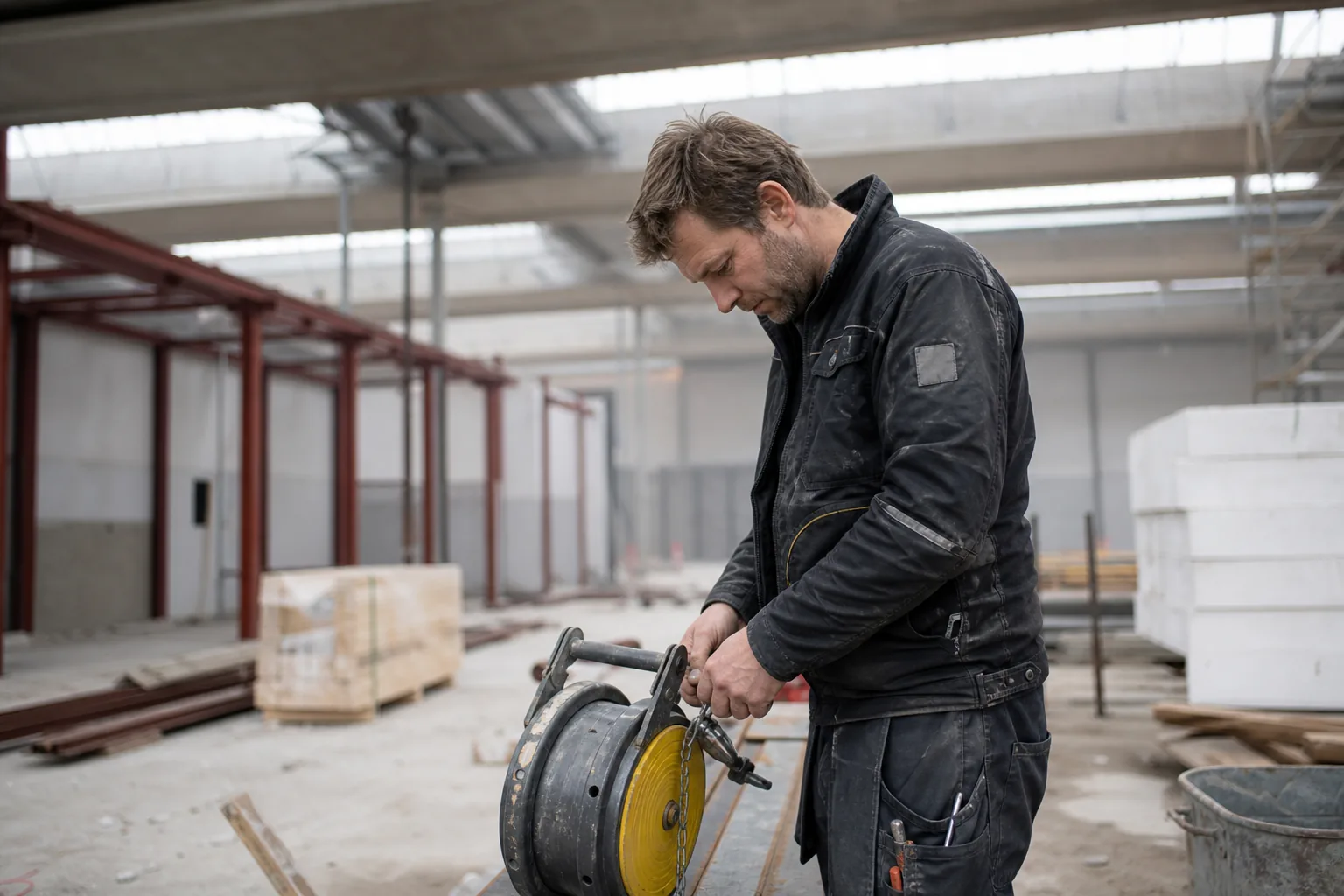 Werk op een Nederlandse bouwplaats. Beeld bij het artikel: In welke vijf stappen zet je een keuringsregister op waar je echt op kunt vertrouwen?